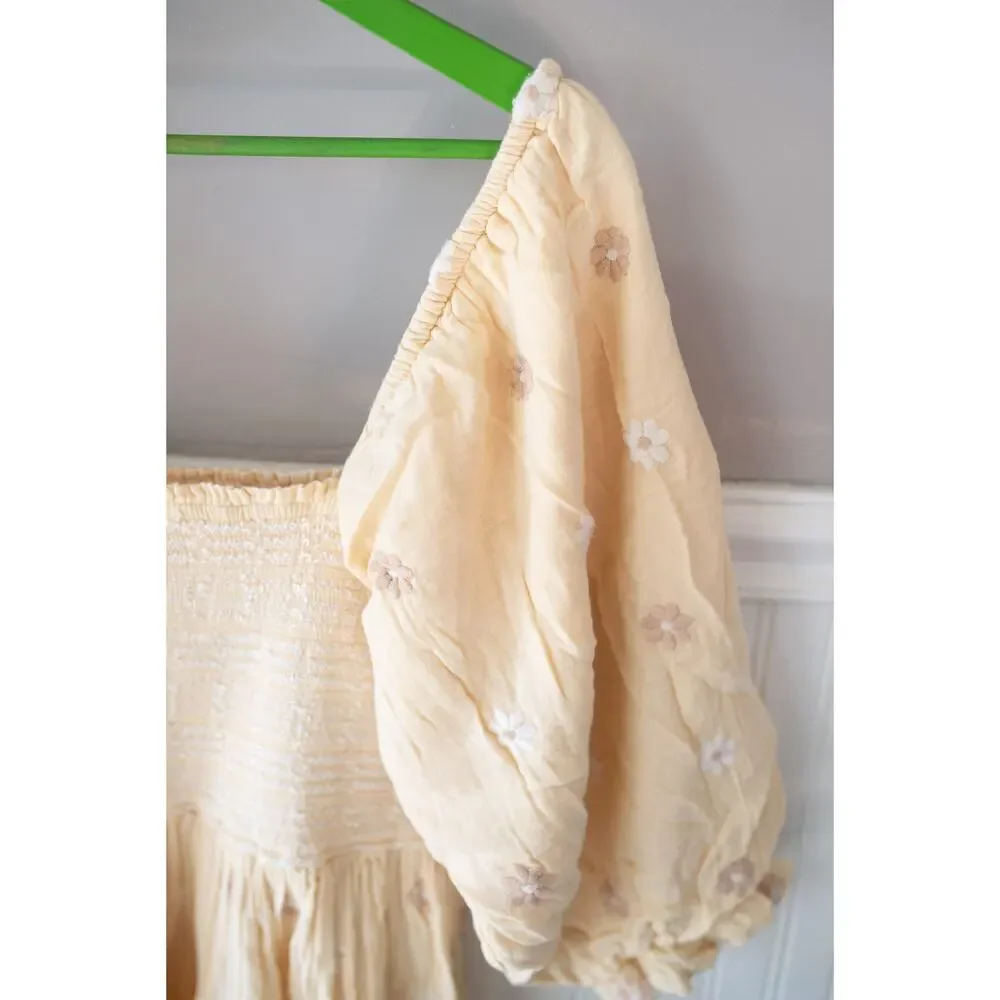 Free People Dahlia Embroidered Maxi Dress XL NWT - Picture 6 of 6